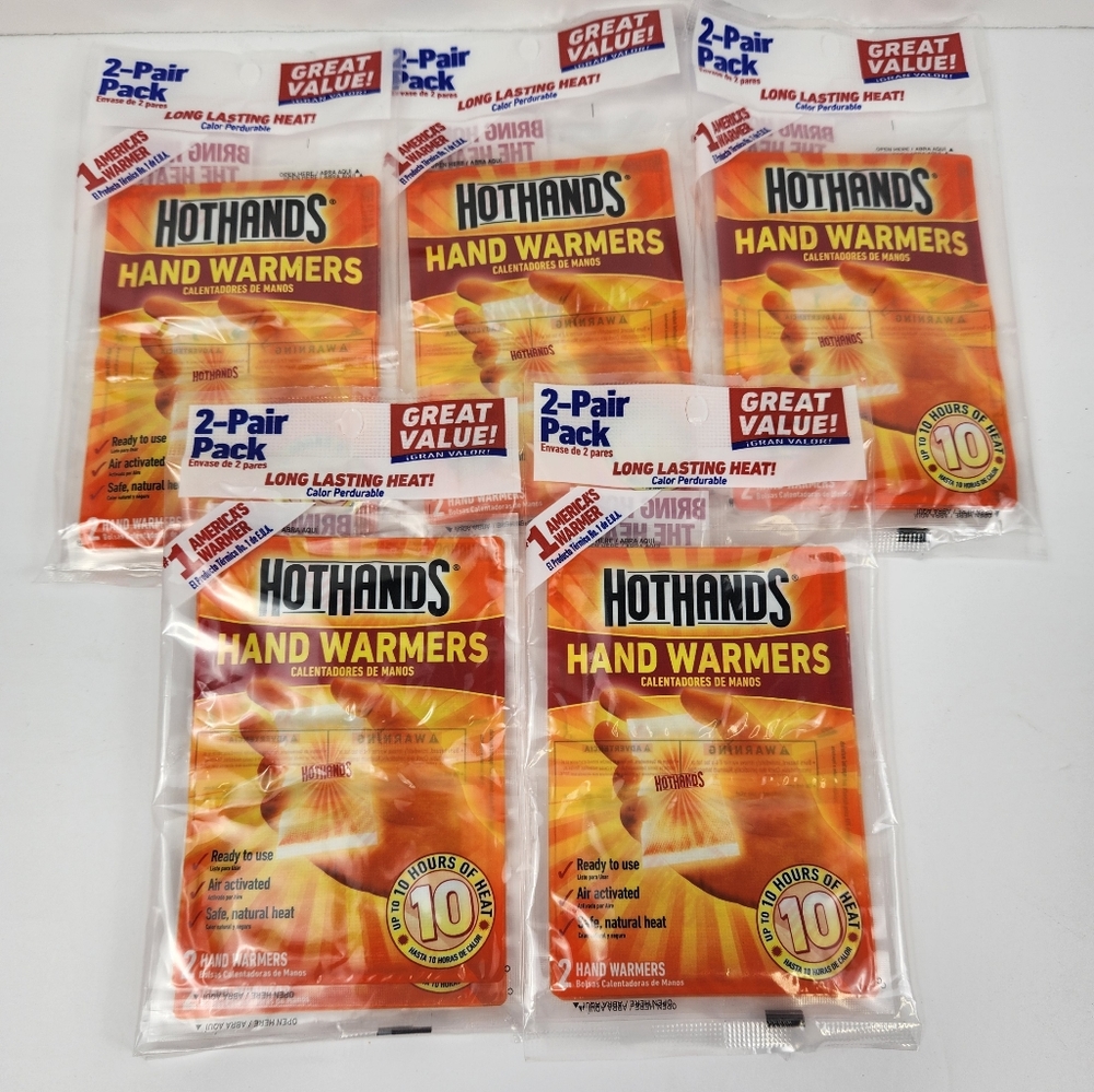 HotHands Hand Warmers 10 Warmers (5 pairs). New. Sealed